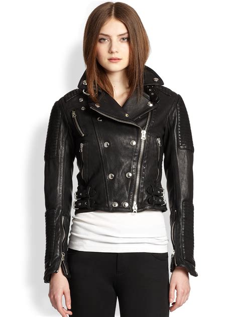 burberry leather jackets ladies|burberry leather jacket vintage.